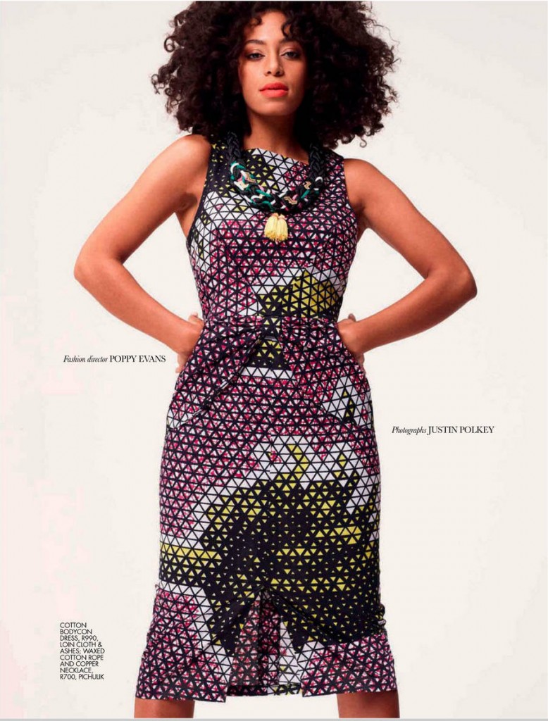 Solange Graces Cover of Elle Magazine Africa November 2012 3