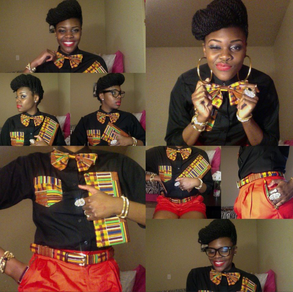 Nikki Billie Jean: My Kente Print Janelle Monae Inspired Outfit to PSU Touch of Africa 2012