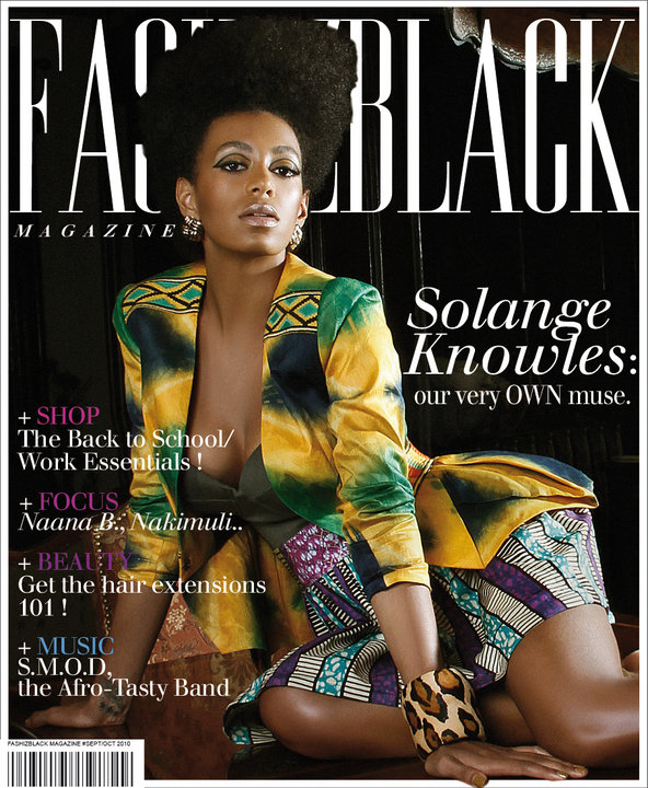 Magazine-Solange Knowles for FASHIZBLACK Magazine September 2010 1