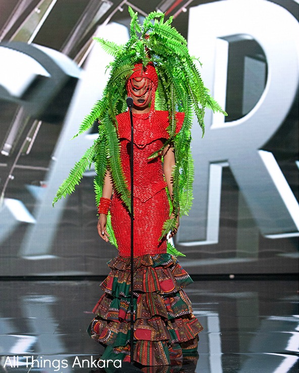 Debbie Collins Miss Nigeria Universe 2015 National Costume 2