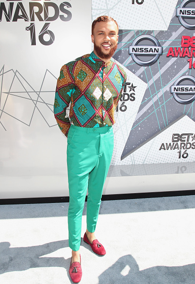 Jidenna and Rosalyn Gold-Onwude on the BET Awards 2016 Red Carpet 2