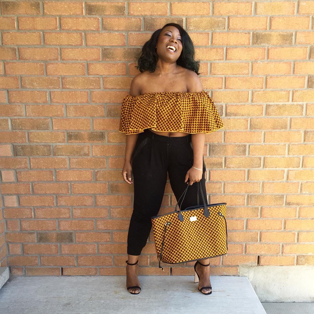 Ankara Street Style of The Day-Brenda C of Can Never Be A Skinny Bish 1