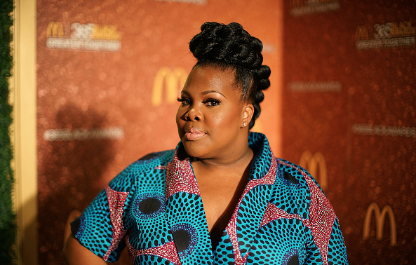 Award Show-Actress Amber Riley Attends 13th Annual McDonald's 365Black Awards in a Demestiks New York Gugu Dress 4