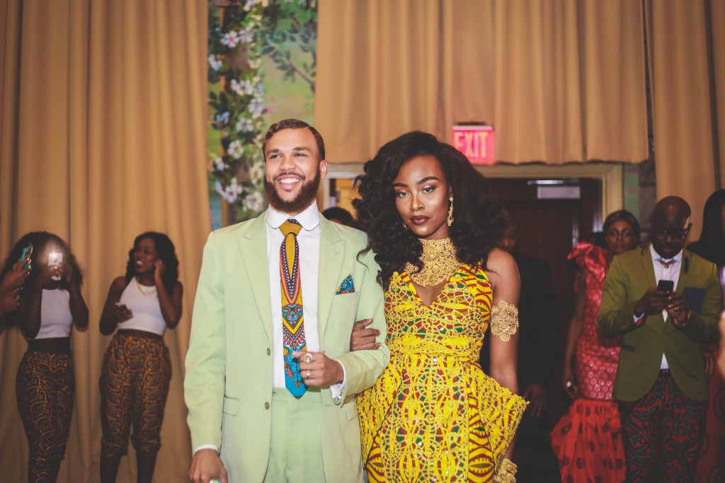 All Things Ankara Ball 2015 Jessica and Jidenna Entrance 2
