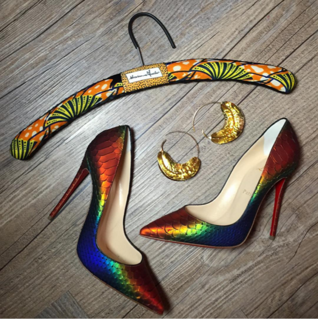 Ankara Hangers by Marianne Fassler