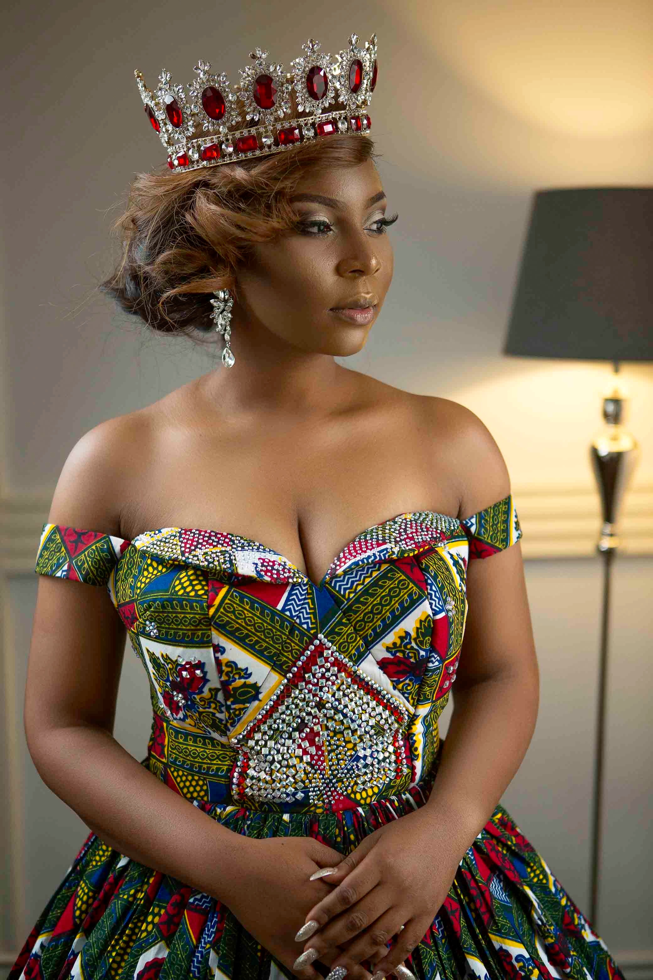 Ankara birthday dress on sale