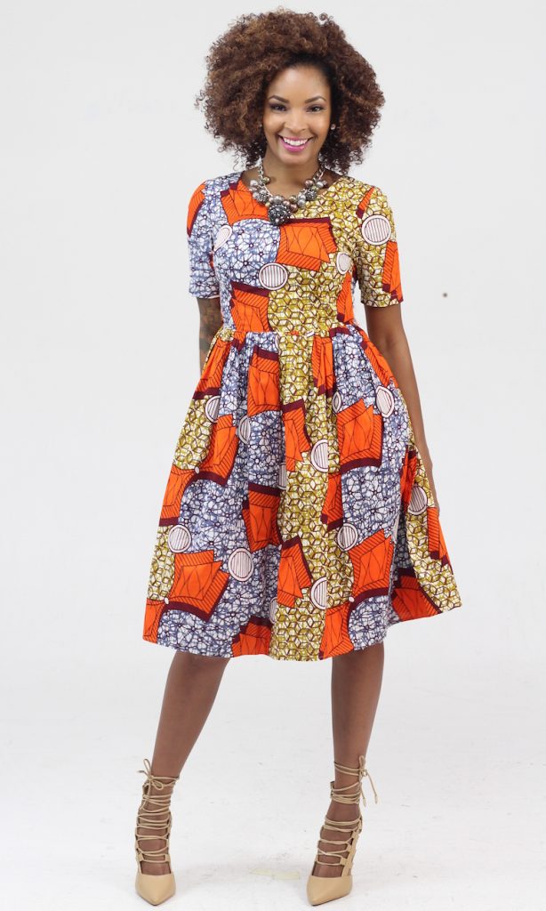 skater ankara dresses