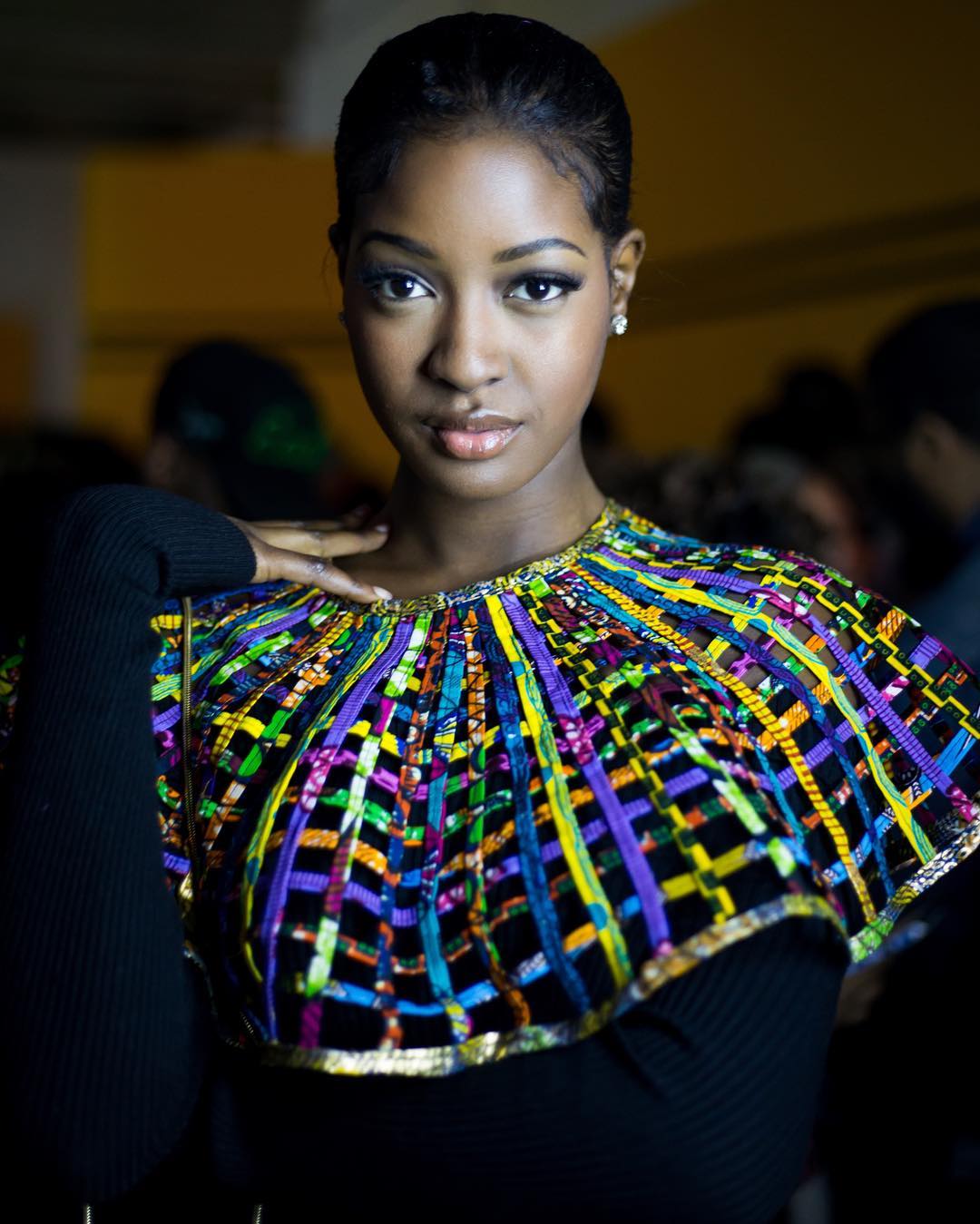 Ankara Photo of the Day: Sira Kante at Maki Oh's RTW F/W 2017 New